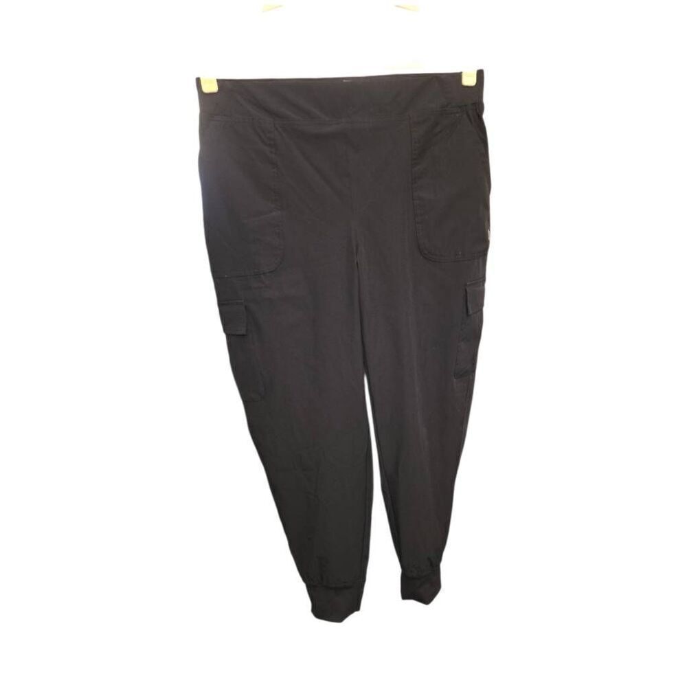 Free Country Get Out There Fleece Lined Women's Size XL Black Cargo Jogger Pants